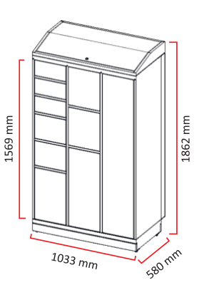 LOCKERBOX 10 LOCKERBOX parametry zewnętrzne