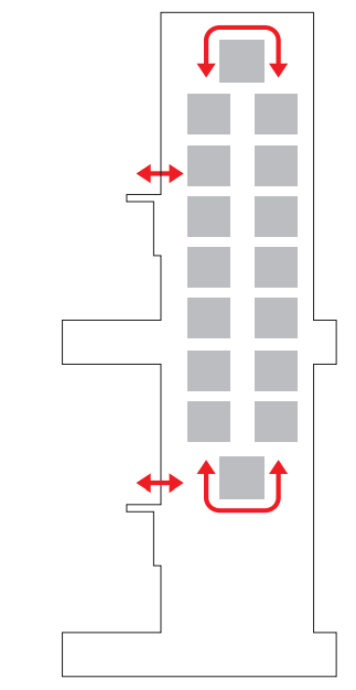 Giroclass schemat budowy - automat dwupoziomowy